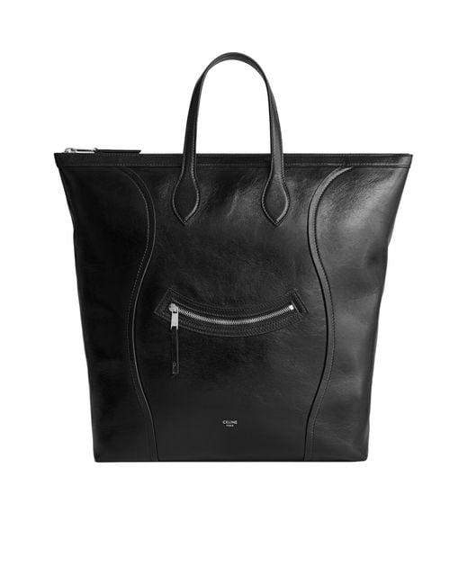 Céline Black Vertical Cabas Smile Luggage for men