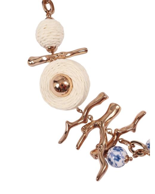 Weekend by Maxmara White Abissi Charm Necklace