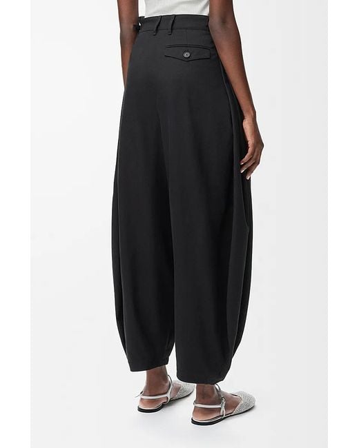 Loewe Black Draped Trousers