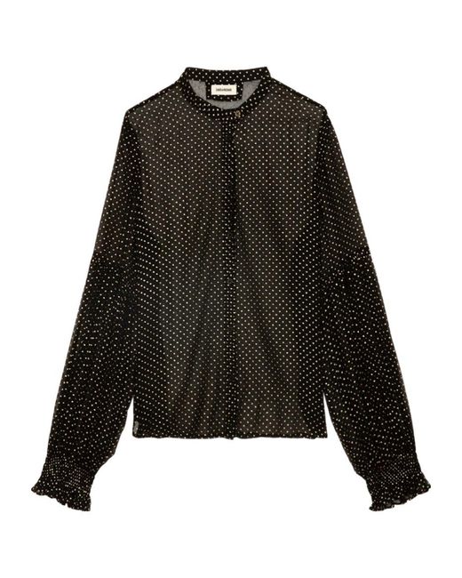 Zadig & Voltaire Black Tandy Blouse