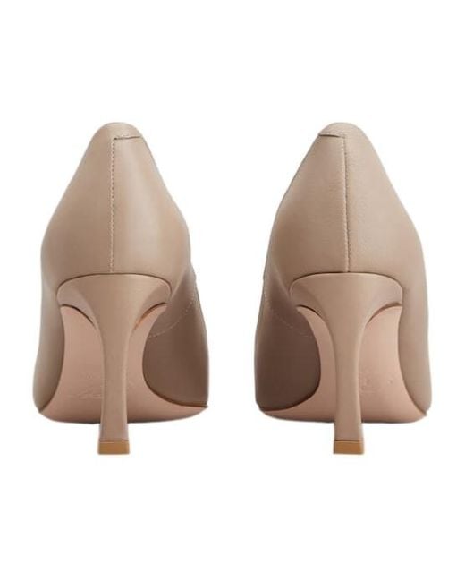 Roger Vivier Natural Trompette Vivier Buckle Pumps