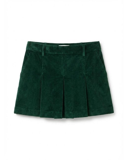 Miu Miu Green Corduroy Miniskirt