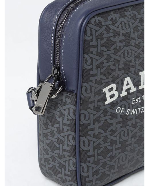 Bally Gray Square Cross-Body Bag for men