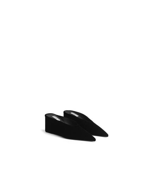 Alaïa Black Pointed-Toe Mules