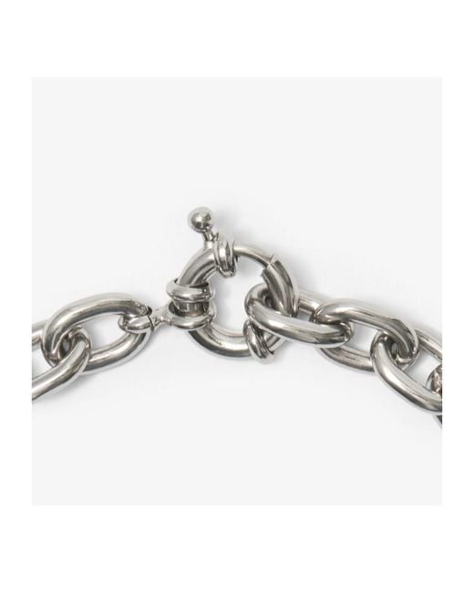 Burberry Metallic Charm Chain Bracelet