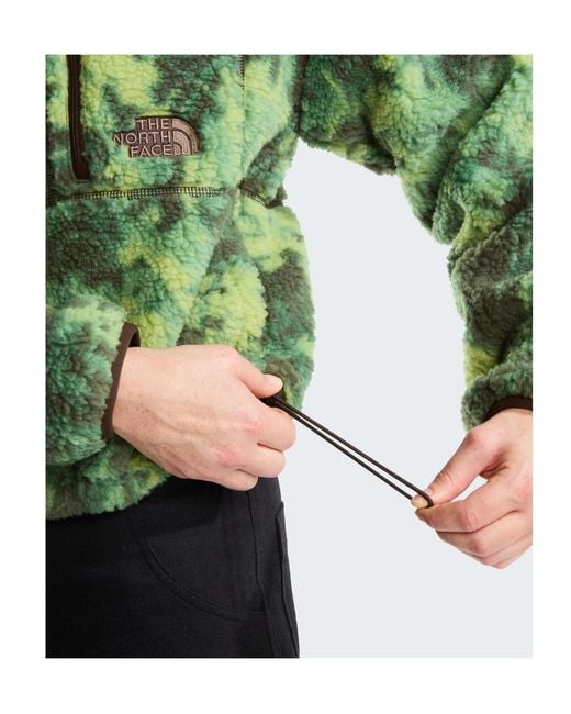The North Face Green Extreme Pile 2 Printed Jacket W