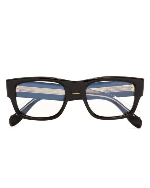 Cutler & Gross Multicolor Rectangular Flat Mirror for men