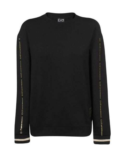 Emporio Armani Black Logo Details Sweater