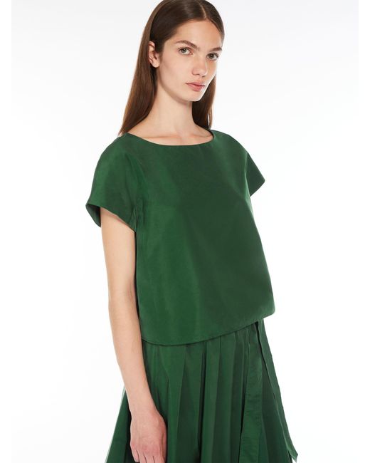 Weekend by Maxmara Green Open-Necked Shirt