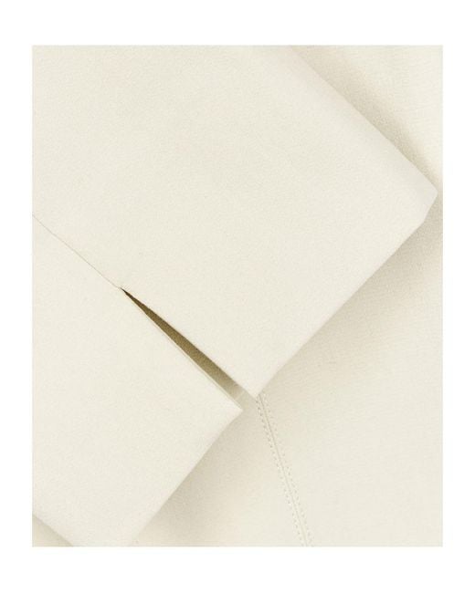 Vince Natural Elasticated Casual Trousers
