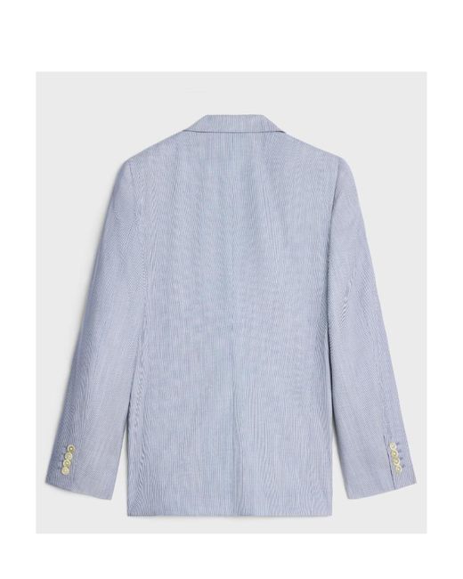 Céline Blue Classic Jacket for men