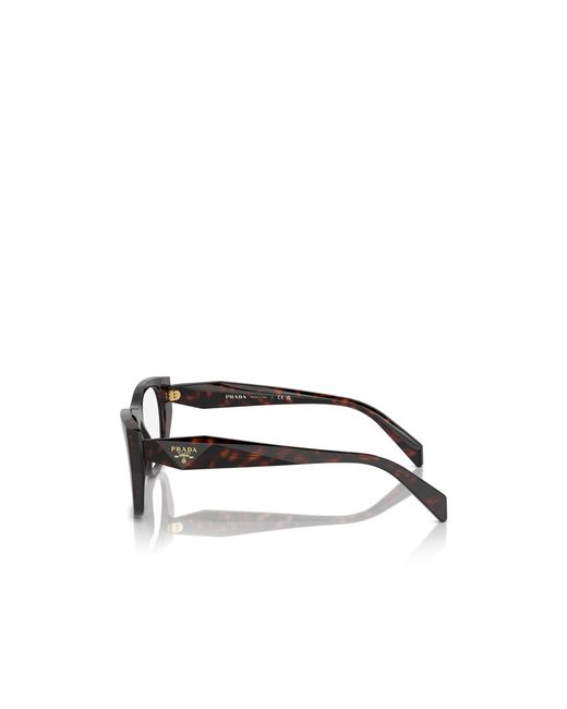 Prada White Eyewear Square Frame Glasses