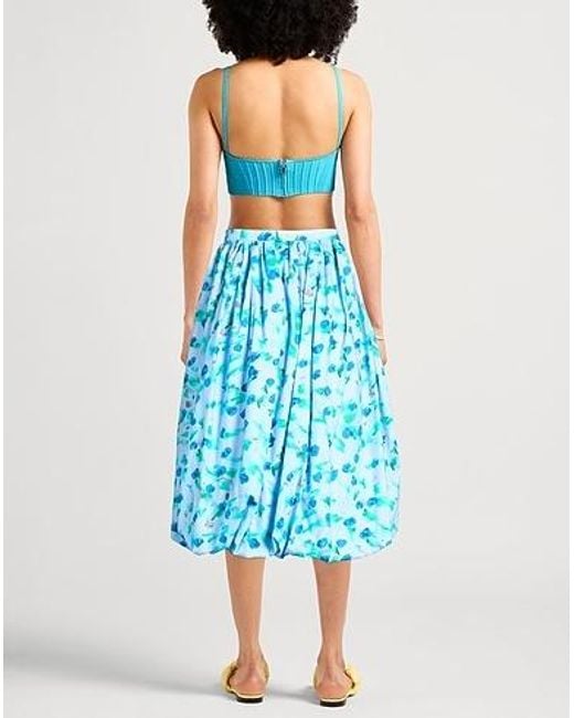 Marni Blue Button-Patterned Dress