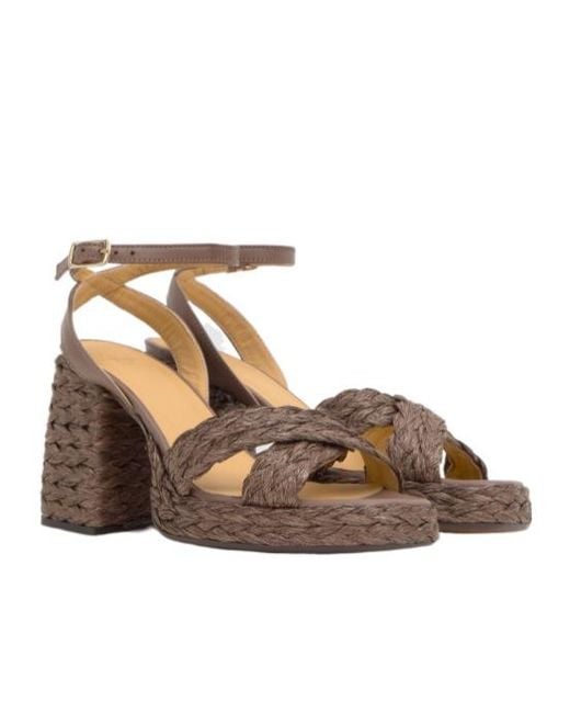 Castaner Multicolor Castañer Valeriette Woven Platform Heeled Sandals