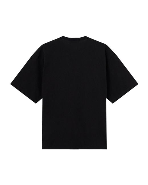 Stone Island Black Short-Sleeved Crewneck T-Shirt for men