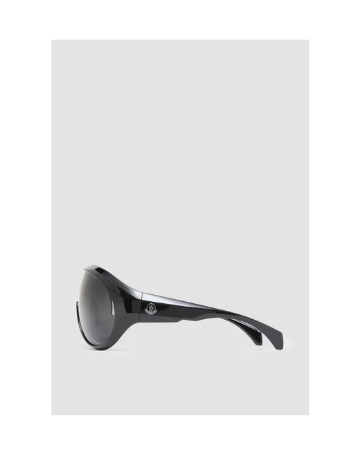 Moncler Multicolor Contrast Oval Sunglasses for men