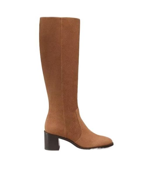 Stuart Weitzman Brown Round-Head Boots