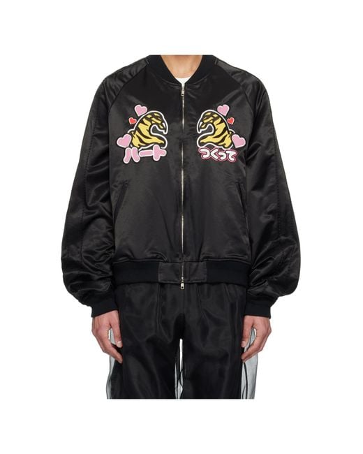 Doublet Black Fan-Service Souvenir Jacket for men