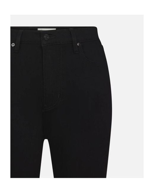 FRAME Black Buttoned Jeans