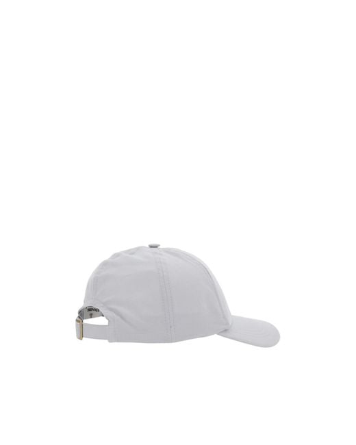 Vivienne Westwood White Logo Embroidered Cap for men