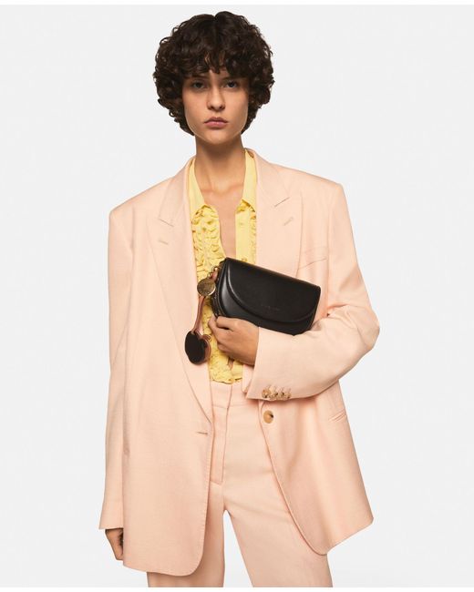 Stella McCartney Natural Peak-Lapels Single-Breasted Tailored Blazer