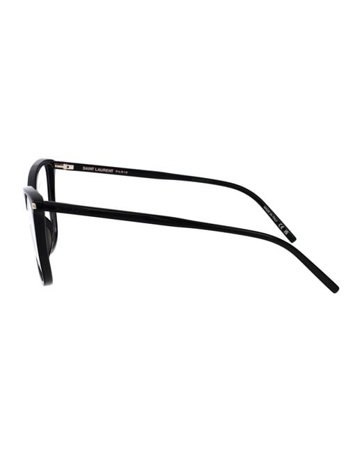 Saint Laurent White Geometric Glasses