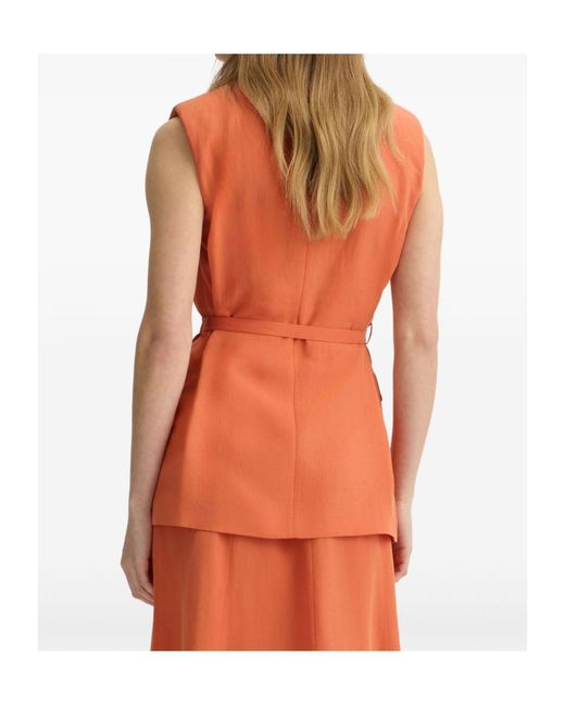 Liu Jo Orange Waistcoats