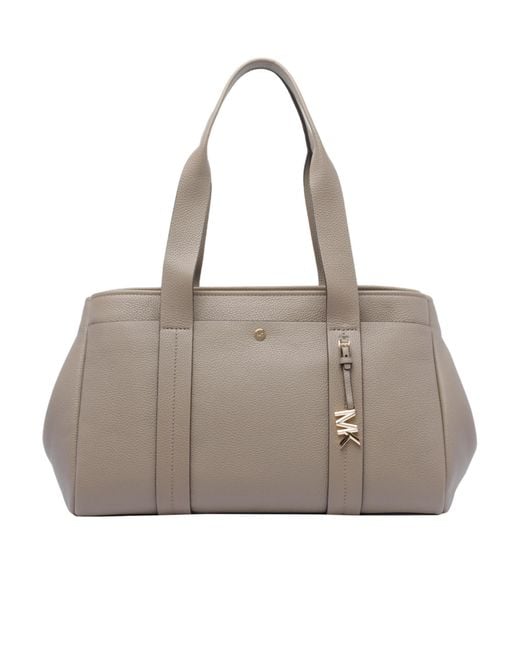 MICHAEL Michael Kors Gray Romee Large Pebbled Tote Bag