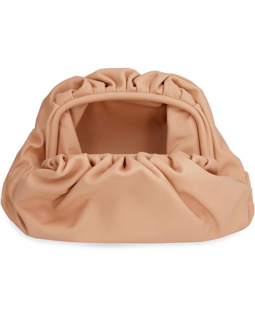 Bottega Veneta Pink The Pouch Clutch Bag