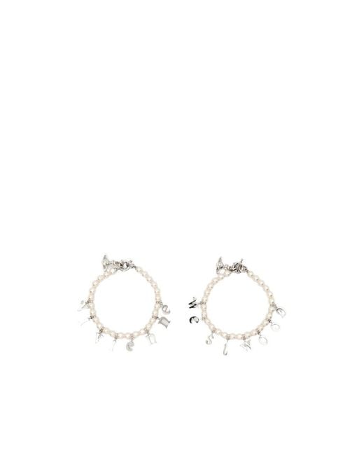 Vivienne Westwood White Leanne Twin Bracelet