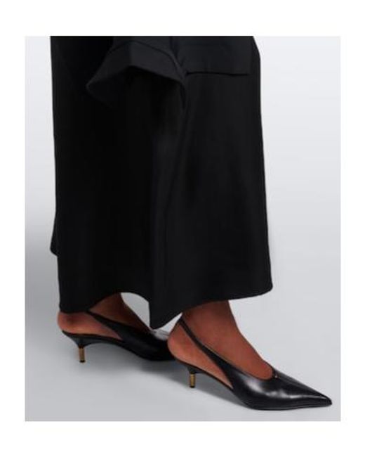 Rohe Black Layered One-Shoulder Dress
