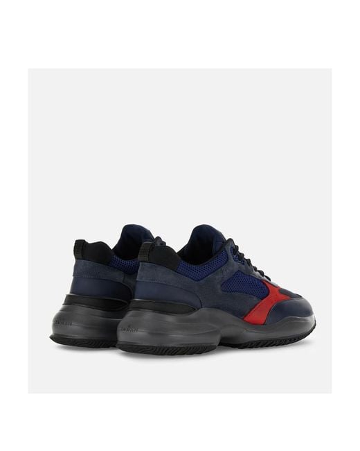 Hogan Blue Interaction Low-Top Sneakers for men