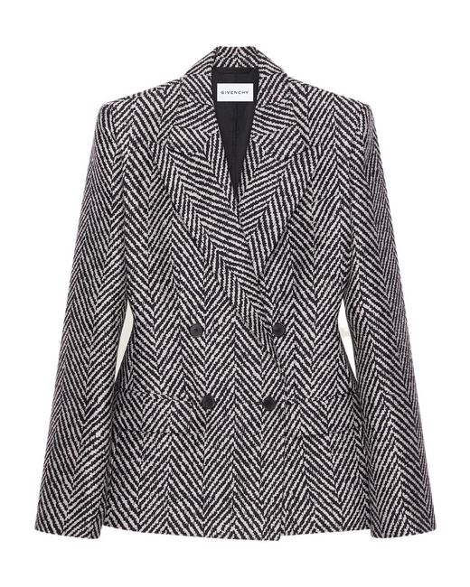 Givenchy Gray Double-Breasted Jacket