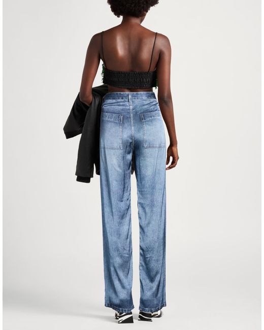 Rag & Bone Blue Plain Colour Casual Trouser