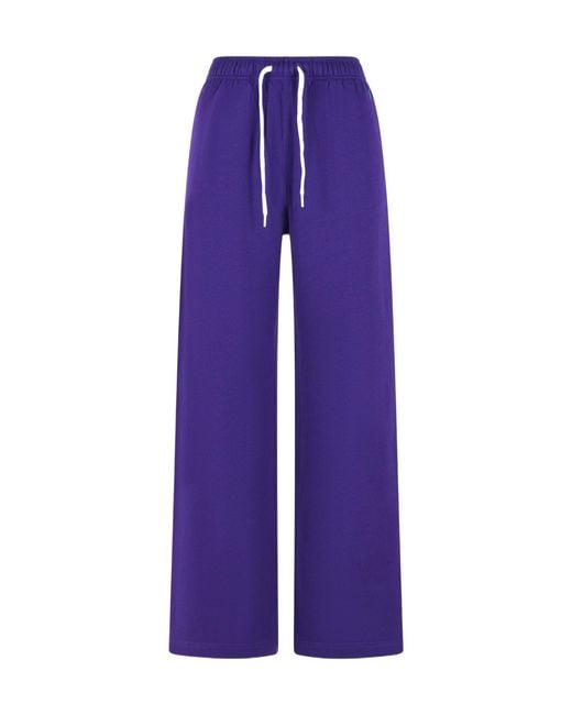 Polo Ralph Lauren Purple Drawstring Athletic Pants