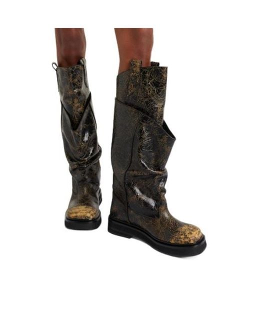The Attico Black Versatile Stylish Knee-High Boots