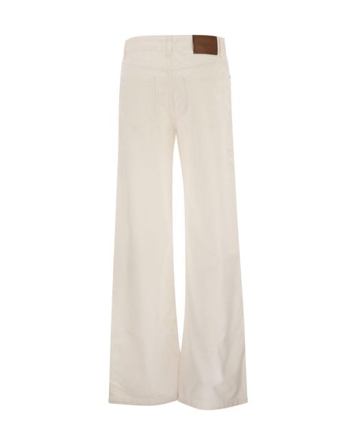 Antonelli White Wide-Leg Jeans