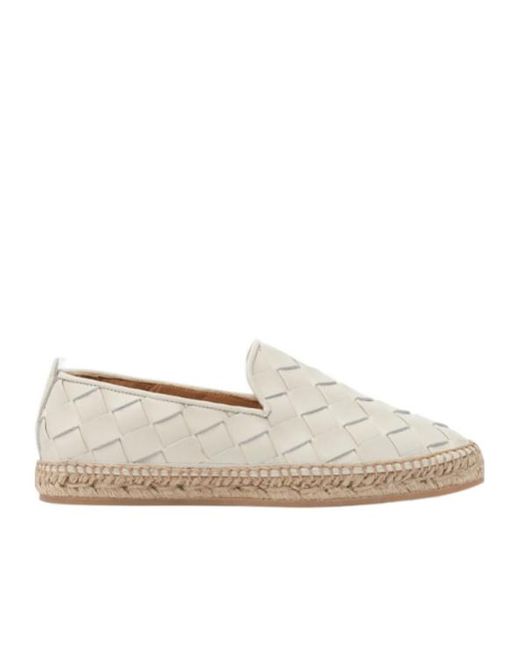 Scarosso White Martina Woven Espadrilles