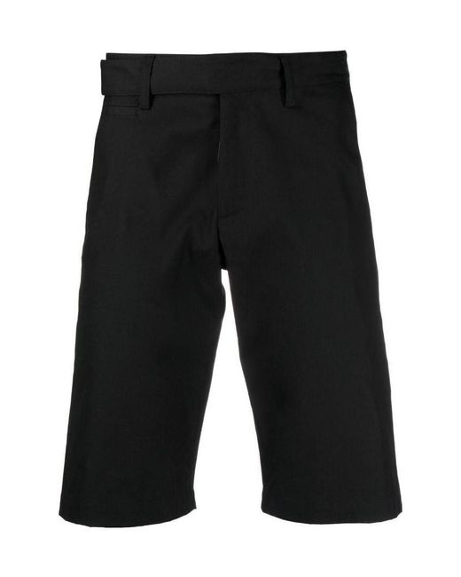 Off-White c/o Virgil Abloh Black Industrial Belted Chino Shorts for men