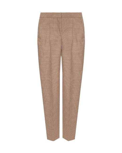 Givenchy Natural Houndstooth Trousers