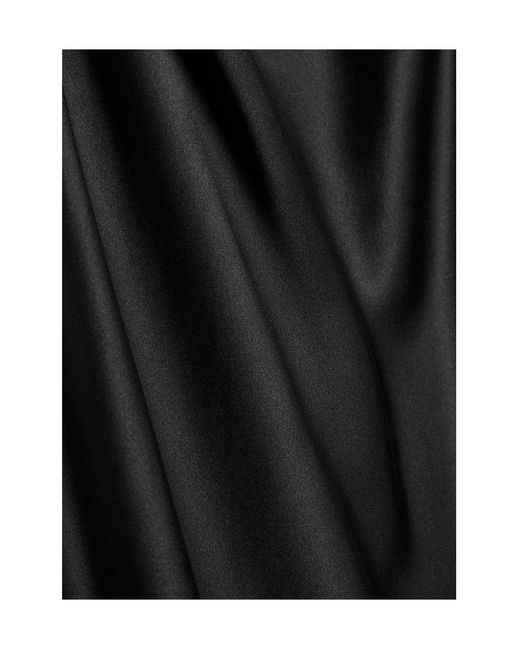 Joseph Black Silk Midi Slip Skirt