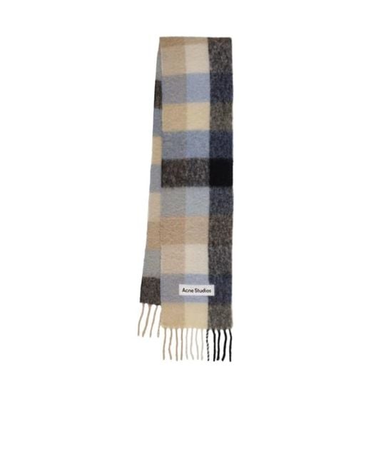 Acne Blue Vally Alpaca Blend Scarf