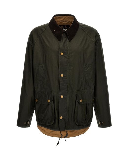 Barbour Black Collared Button-Up Jacket for men