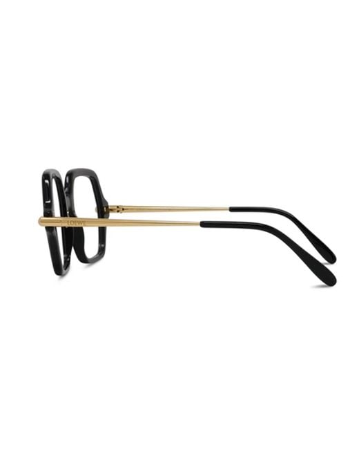 Loewe White Square Frame Glasses for men