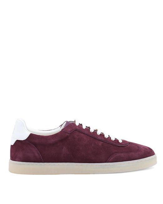 Brunello Cucinelli Purple Sneakers for men