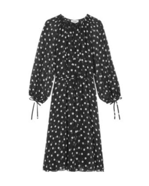 Céline Black Folk Dress