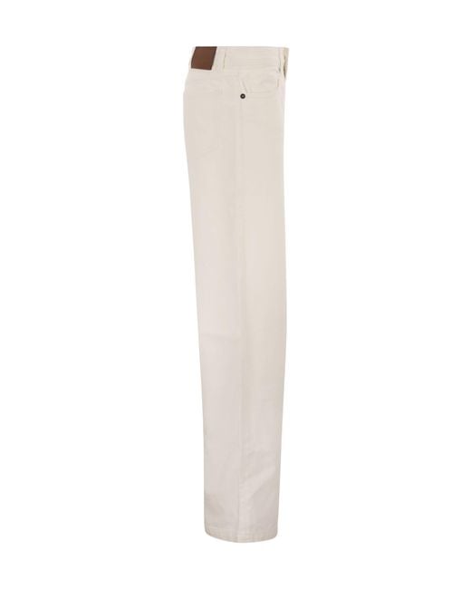 Antonelli White Wide-Leg Jeans