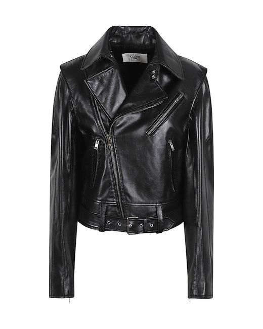 Céline Black Biker Jacket