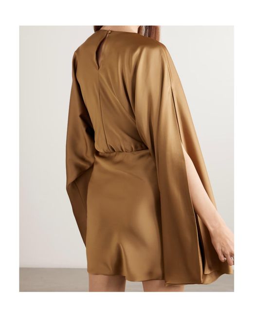 Norma Kamali Natural Obie Mini Dress