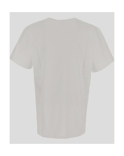McQueen Gray Graphic Printed Crewneck T-Shirt for men